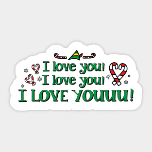 Elf Love Sticker